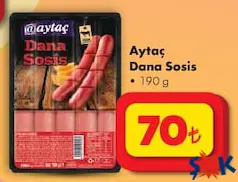 AYTAÇ DANA SOSİS 190 G AYTAÇ DANA SOSİS 190 G